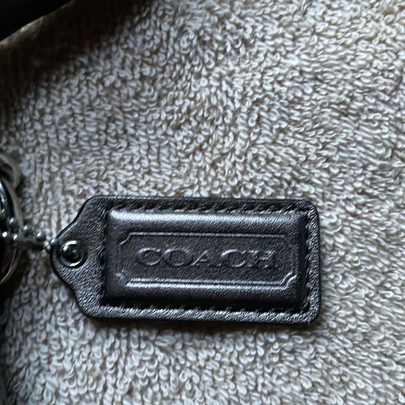 Coach F26036 Taylor Snake Black/Beige fabric purse. - Picture 5 of 11